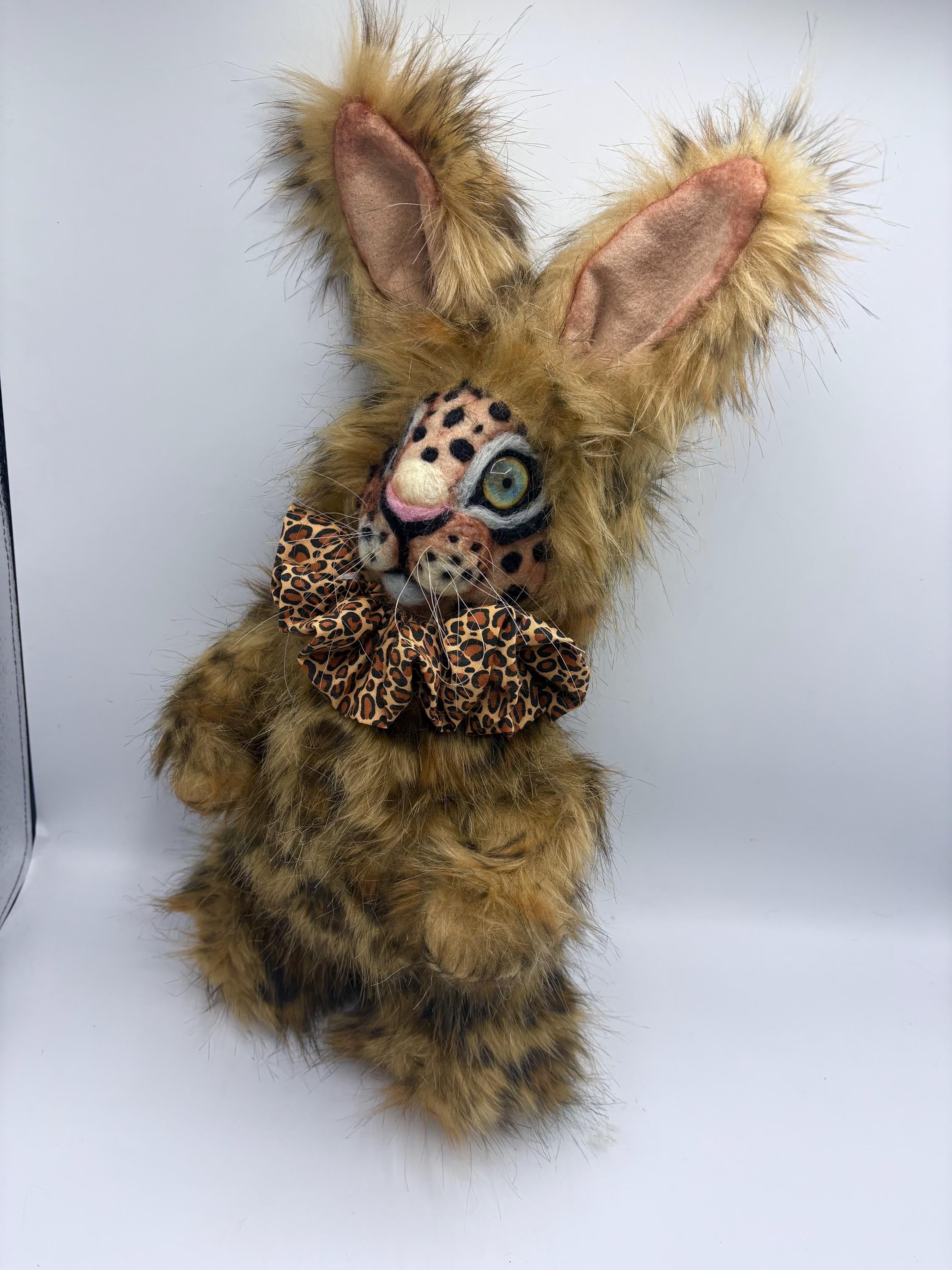 Leopard Rabbit Plush - Etsy
