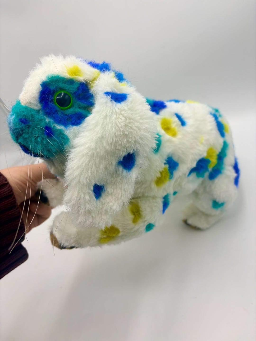 Blue Spotted Lop Rabbit Plush - Etsy