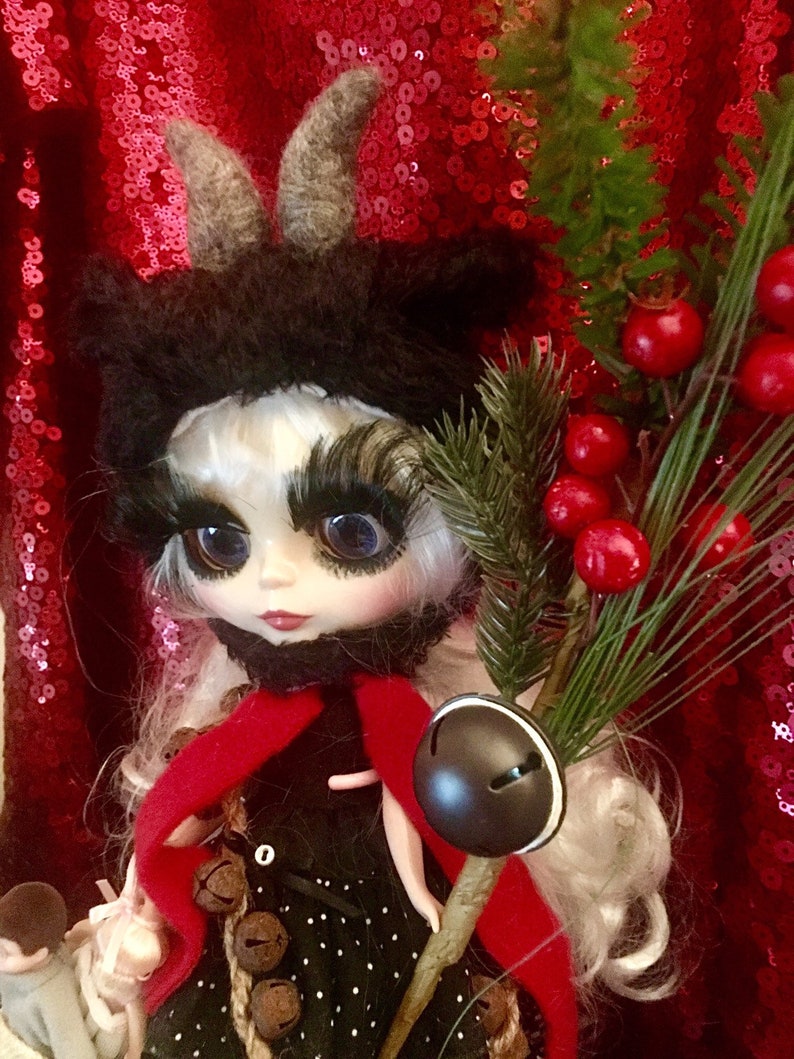 Custom Blythe krampus doll