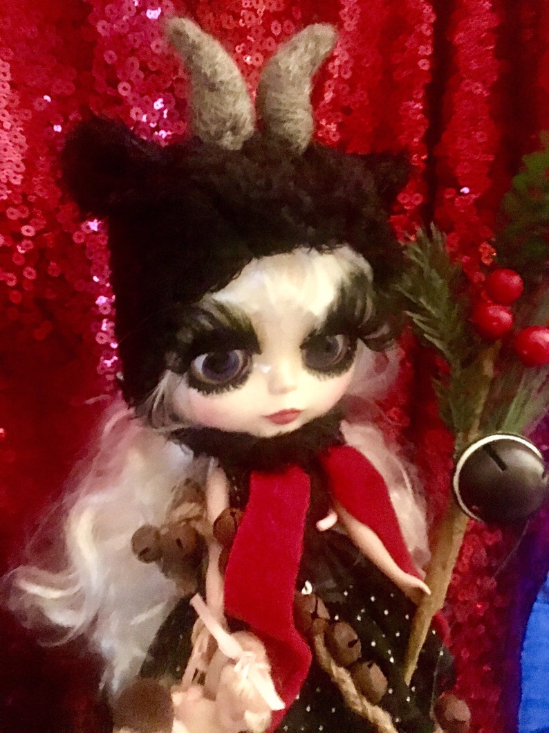 Custom Blythe krampus doll