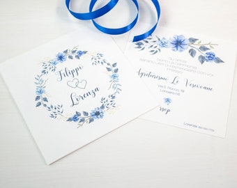 Wedding participation | Wedding invitation | IRIS - Ref. P2