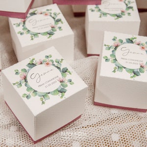 Cajas de confeti para Bautismo, Primera Comunión, nacimiento | Favor de Bautismo | Bautismo | Primera Comunión | Confirmación