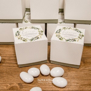 Boxes for sugared almonds for Baptism, First Communion, birth | Baptism Favor | Baptism | First Communion | Confirmation