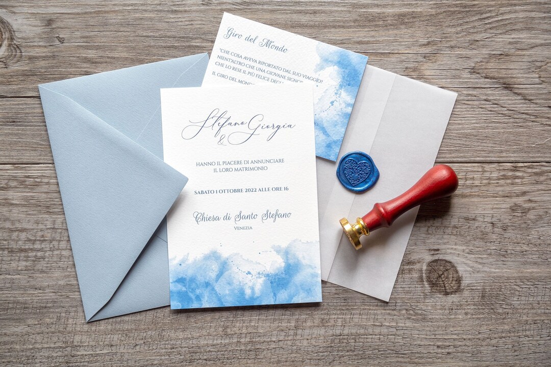 Buy Wedding Invitation Wedding Kit Wedding Invitation SANTORINI  P13 Online in India
