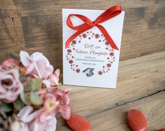 Personalized graduation confetti holder | Graduation confetti boxes | Graduation boxes | Graduation favor | Degree