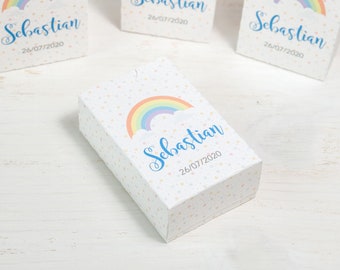 Confetti door boxes Rainbow