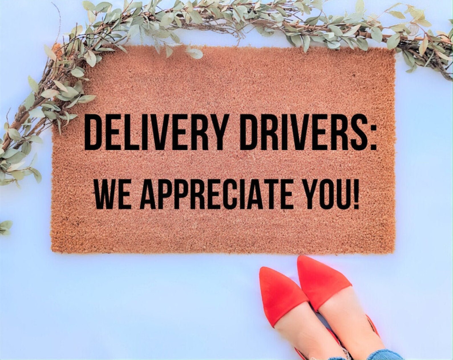 Delivery Driver Doormat Personalized Doormat Custom Etsy