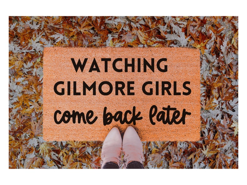 Gilmore Girls Welcome Mat: Cozy Fall Porch Decor