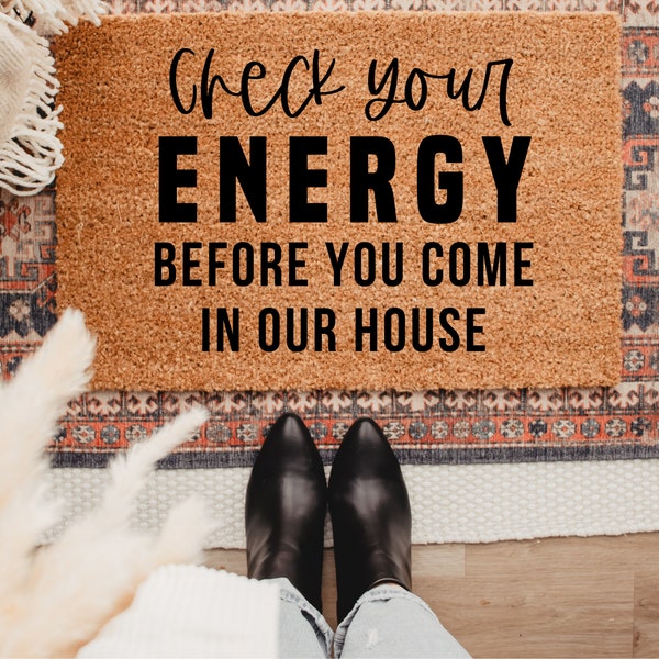 Check Your Energy Door Etsy