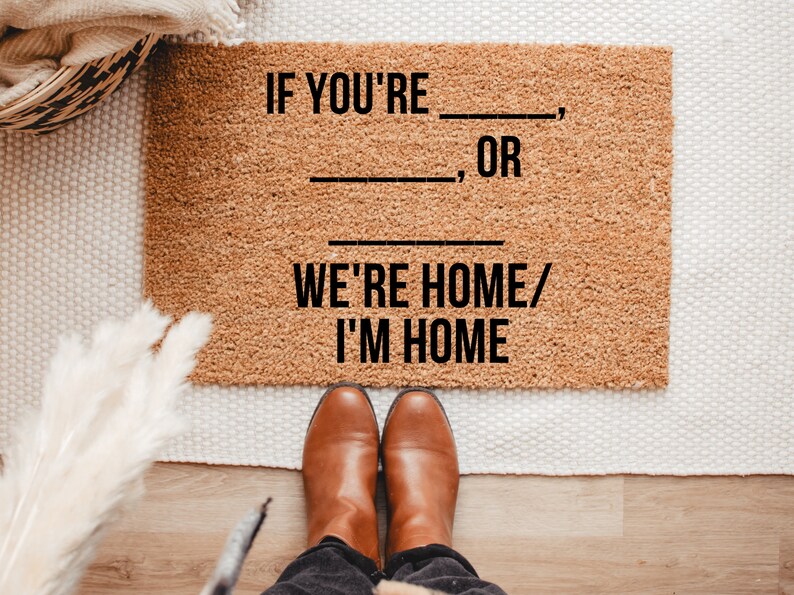 Fully Customized | If You're Doormat | Custom Doormat | Funny Doormat | If You're Amazon | Welcome Mat | Home Decor | Personalized Doormats 