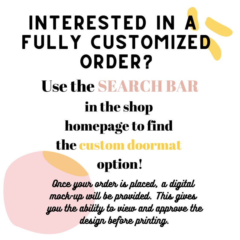 Delivery Driver Doormat Personalized Doormat Custom Etsy