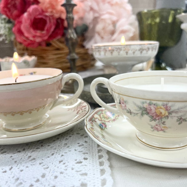 Teacup Candle Etsy