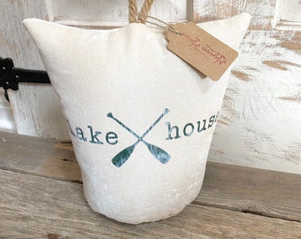 Lake House  Door Stop - Door Stop -Heavy Door Stop-Weighted Door Stop-Free shipping!