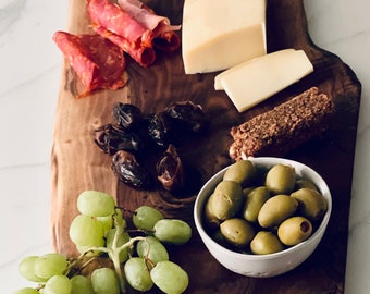 Live Edge Walnut Charcuterie Board: Personalized Rustic Serving Board