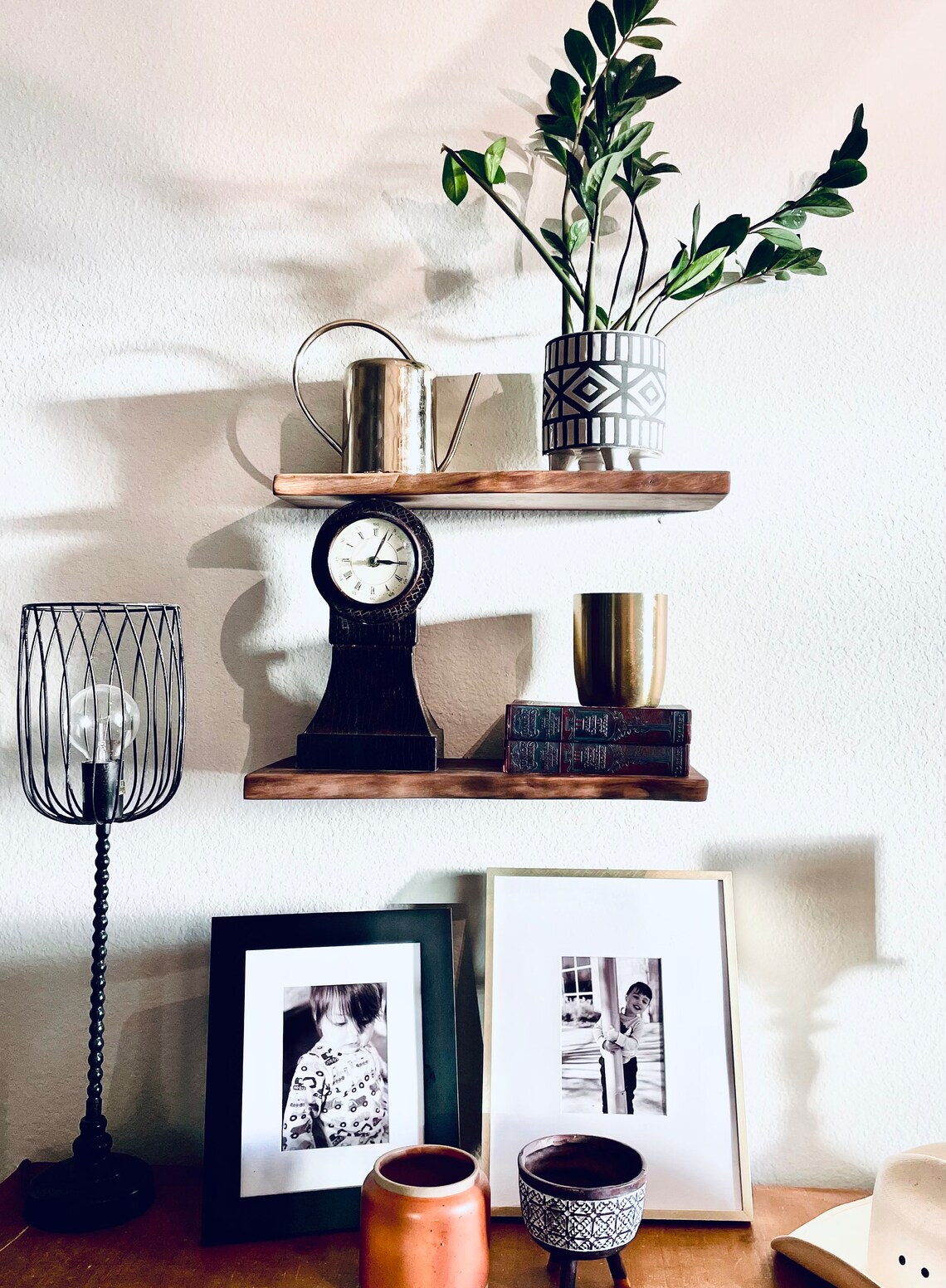 Live Edge Floating Shelves Solid Wood Floating Shelves Etsy