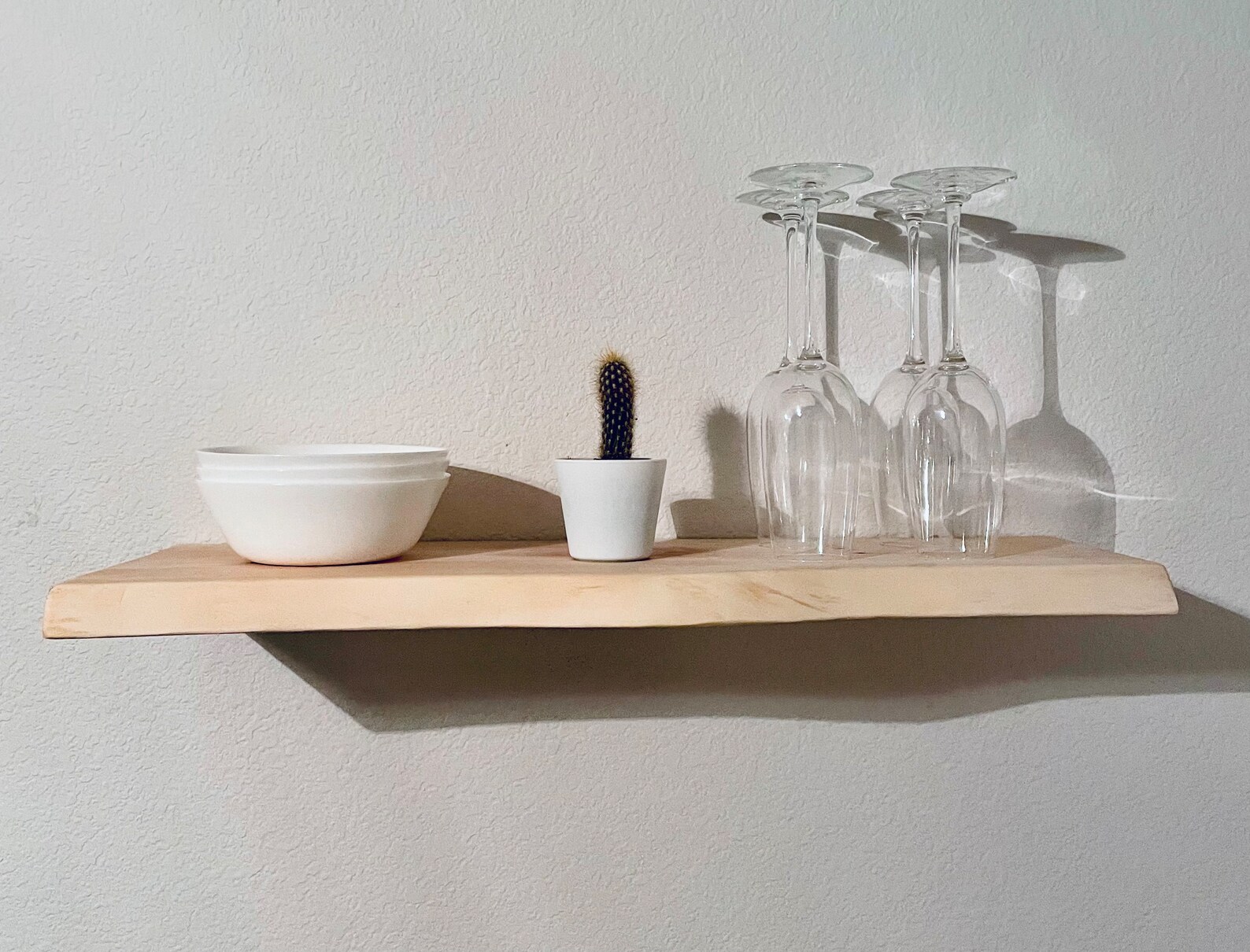 Live Edge Floating Shelves Solid Wood Floating Shelves Etsy