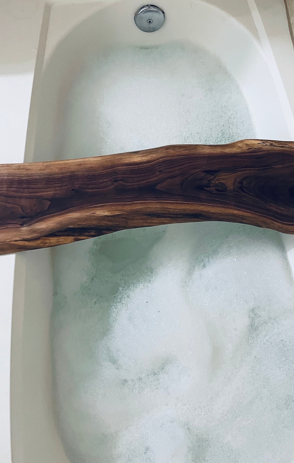 Bath Caddy for Her Live Edge Bath Caddy Walnut Bath Caddy Etsy