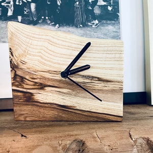 Solid Wood Desk Clock,  Wood Table Clock, Mantel Clock, Gift Clock