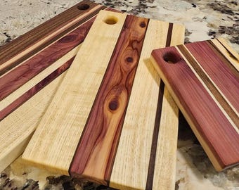 Handcrafted Walnut Charcuterie Board – Rustic Wood Serving Board