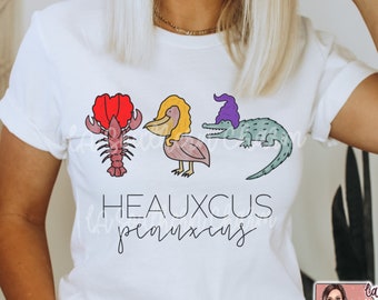 Cajun Halloween Bella Canvas Unisex Tee. Crawfish Pelican Alligator Louisiana Fall Shirt. Southern Name Autumn Halloween TShirt.