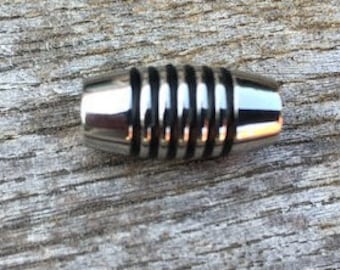 6mm Stainless Steel Magnetic Clasp Silicone Bands Leather Cord Clasp Stainless Steel Clasp Your Choice 6mm MC-63