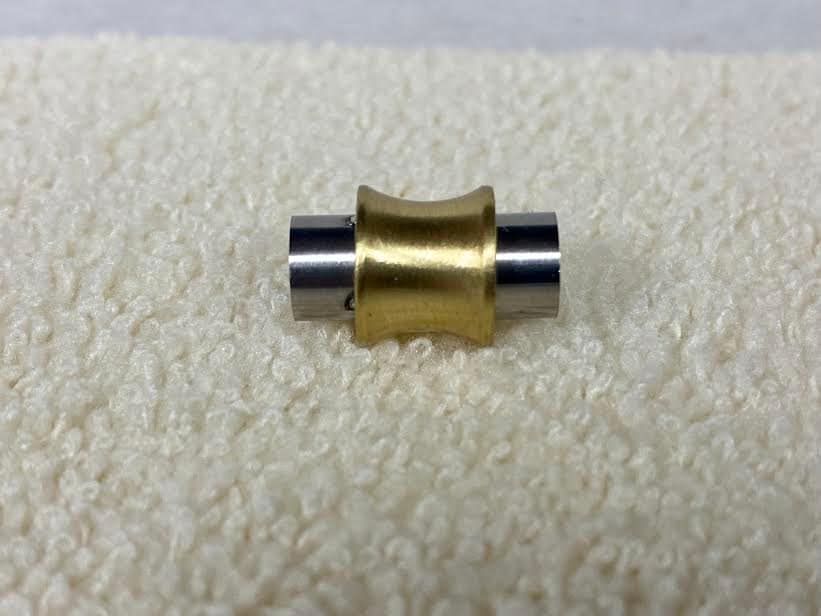 6mm Stainless Steel Clasp, Antique Gold Color