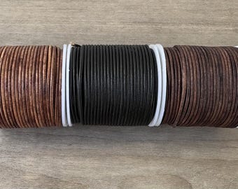 1.5mm Round Leather SPECIAL PRICE
