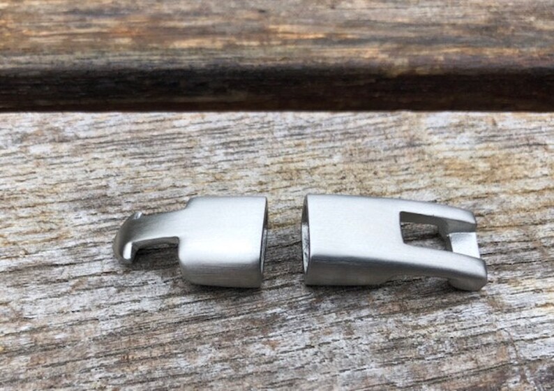 Stainless Steel Interlocking Clasp 10 Mm X 5mm Hook Clasp for Etsy