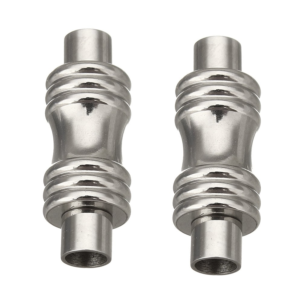 Stainless Steel Clasp, Leather Cord Clasp, Choose 3mm, 4mm