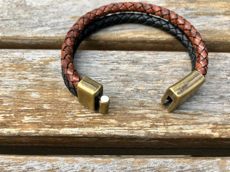 Antique Brass Clasp For Leather Cord 12mm x 5mm Hole Etsy
