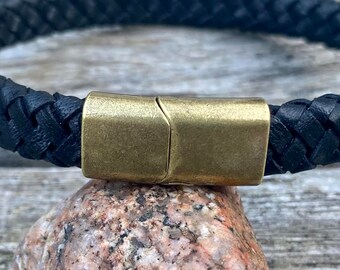 10mmx5mm Antique Bronze Clasp, Stainless Steel  Clasp, Jewelry Clasp, Antique Bronze Color, 10x5mm Hole Size  Clasp MC-163