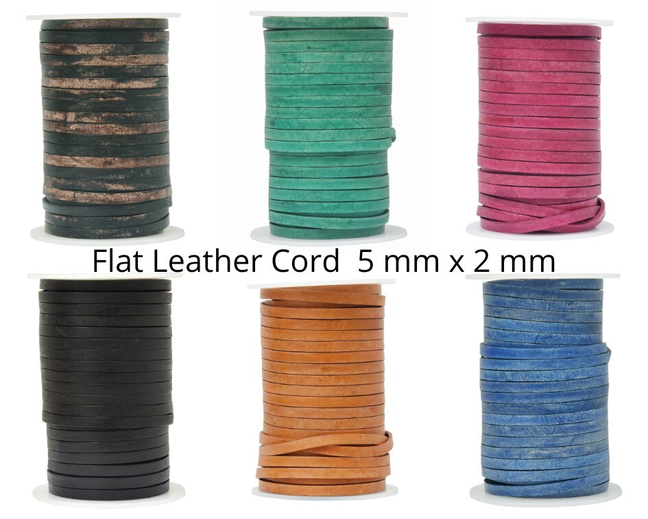 3mm Braided Leather Necklace, Premium European Leather Cord