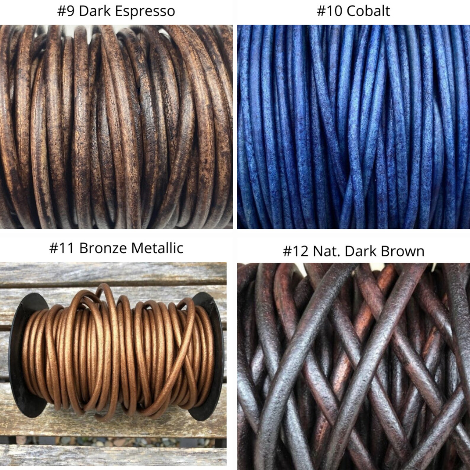 5mm Round Leather Cord Round Premium European Quality 5mm - Etsy
