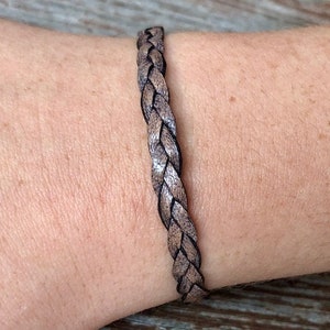 Boho bracelet braided leather bracelet leather bracelet braided leather leather jewelry brown leather bracelet FREE SHIPPING image 10
