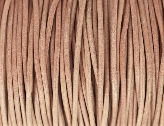 1mm Leather Cord Natural Premium European Leather Cord | Etsy