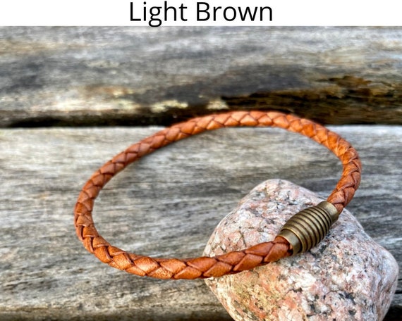 Thin on sale leather bracelet