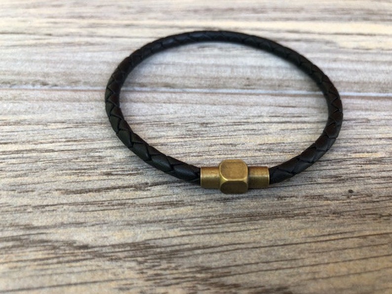 Leather Cord Clasp Antique Brass Clasp for 3mm Etsy