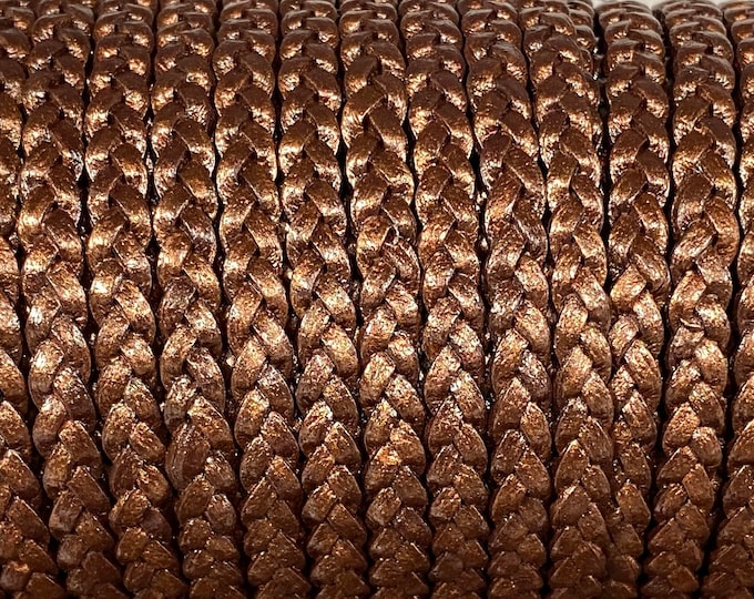 Flat Braided Genuine Leather Cord –