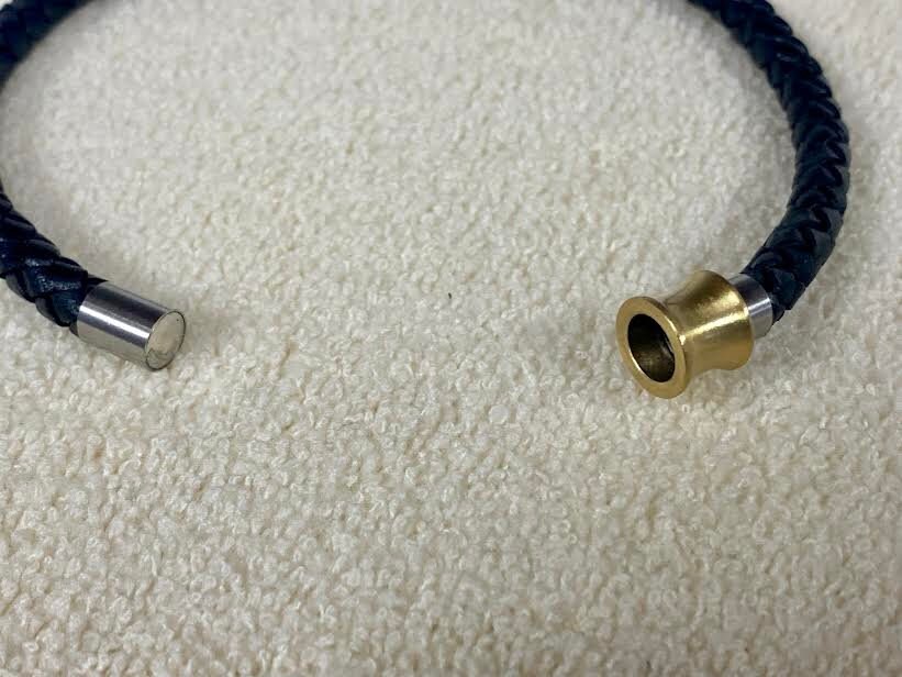 6mm Stainless Steel Clasp, Antique Gold Color