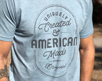 Camiseta Orgullo Americano para Hombre (Hecha en Estados Unidos) Patriotic Apparel