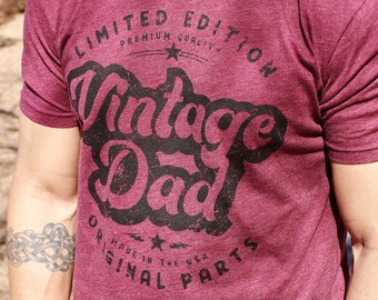 Fun T-Shirt for Dad (Vintage Dad) Father's Day Gift Shirt