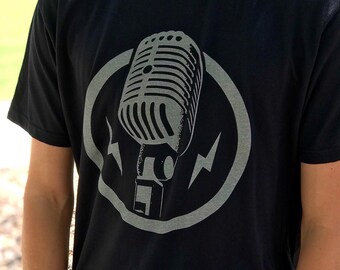 Psalm 100 Christian Tshirt for Men // Praise and Worship TShirt // Musician TShirt for Men // Black Ultra-Soft Poly-Cotton