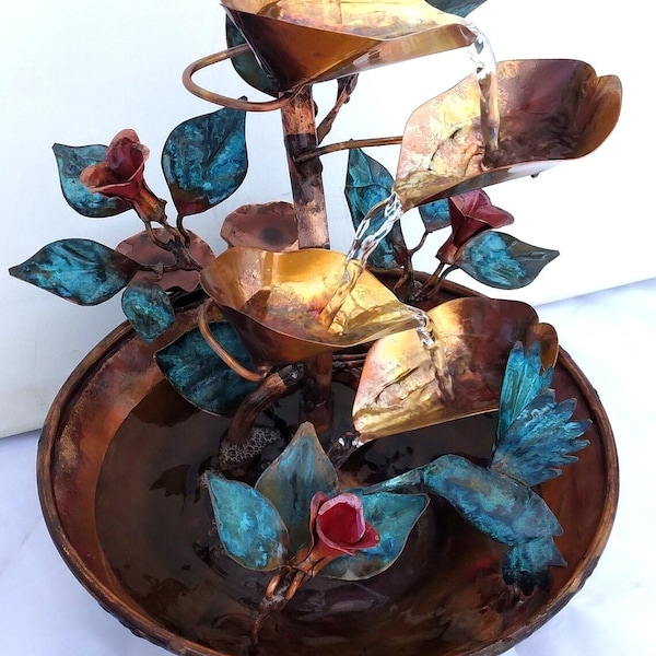 Hummingbird Fountain Etsy