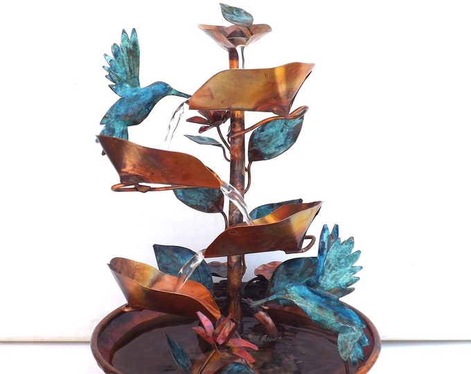Coppe Ain Chain Hummingbid And Flowe – 8-ft