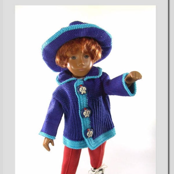 Jacket with hat for Sasha dolls snowman coat with hat for Sasha dolls