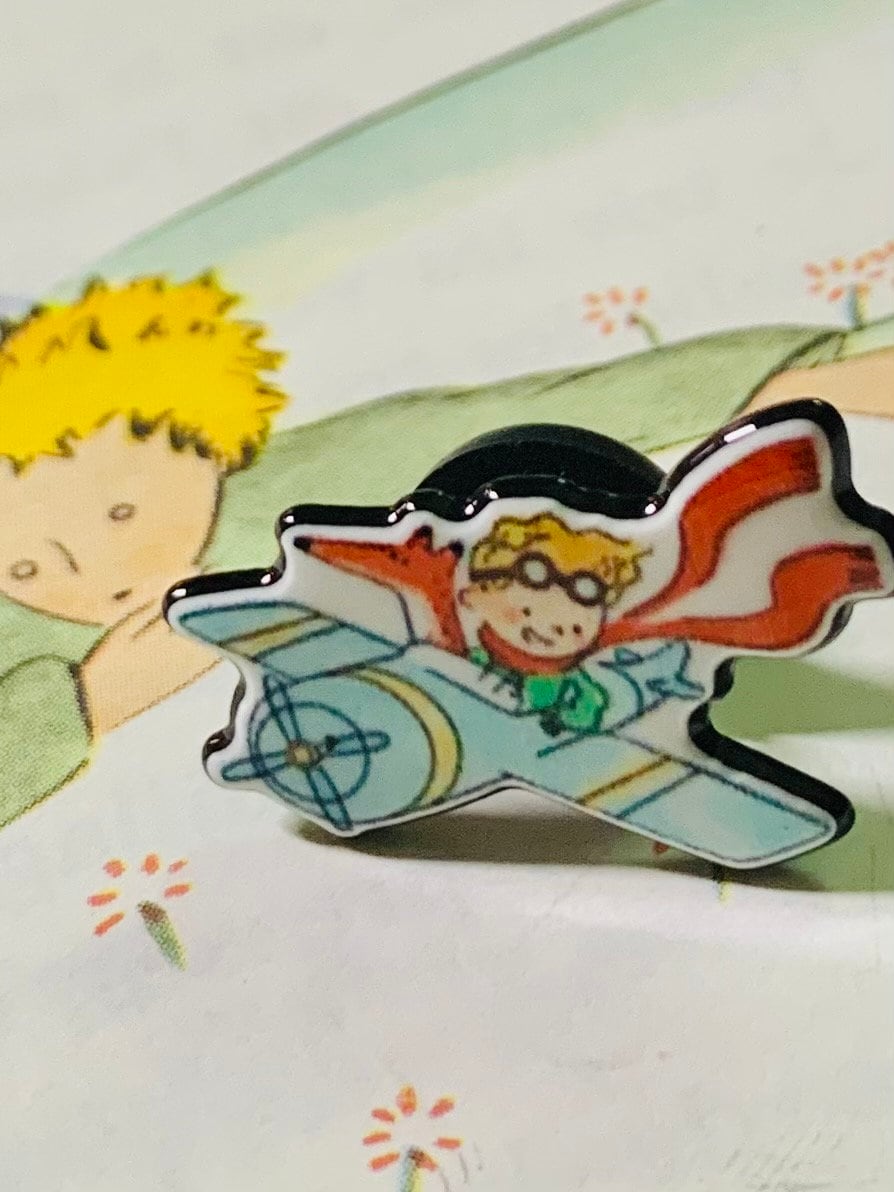 ブローチキツネまたは星の王子さまからお選びいただけます + 無料のBO