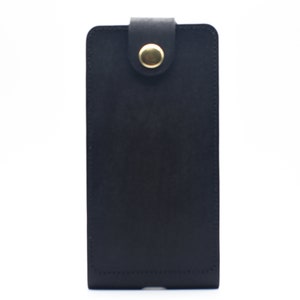 Custodia a libro verticale 725 per iPhone compatibile con MagSafe in pelle Pueblo. Personalizzata. Fatta a mano su ordinazione negli USA