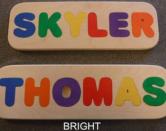 Wooden Name Puzzle - Handmade, name puzzle, custom name puzzle, personalized puzzle, wooden toys, wooden puzzle, wood toy puzzle