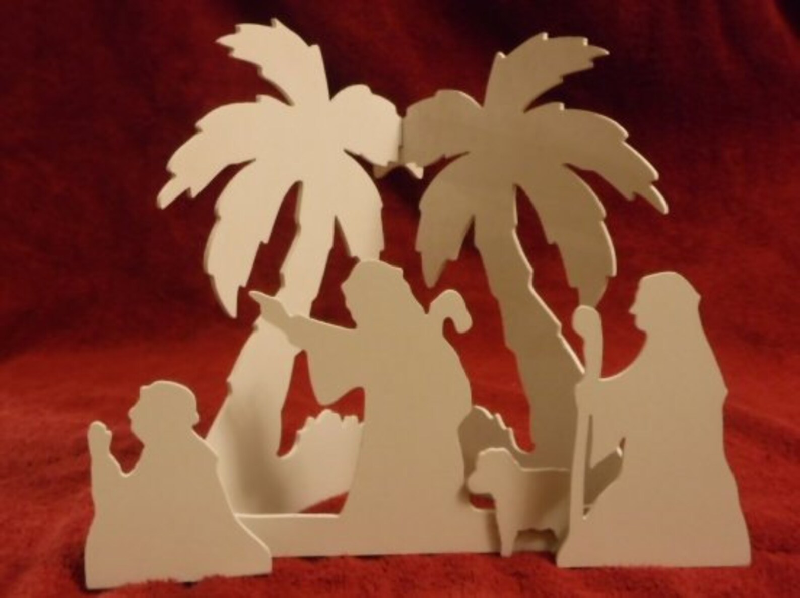 Nativity Scene Tabletopwhite Etsy