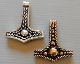 Thors Hammer in Sterling Silver or Bronze